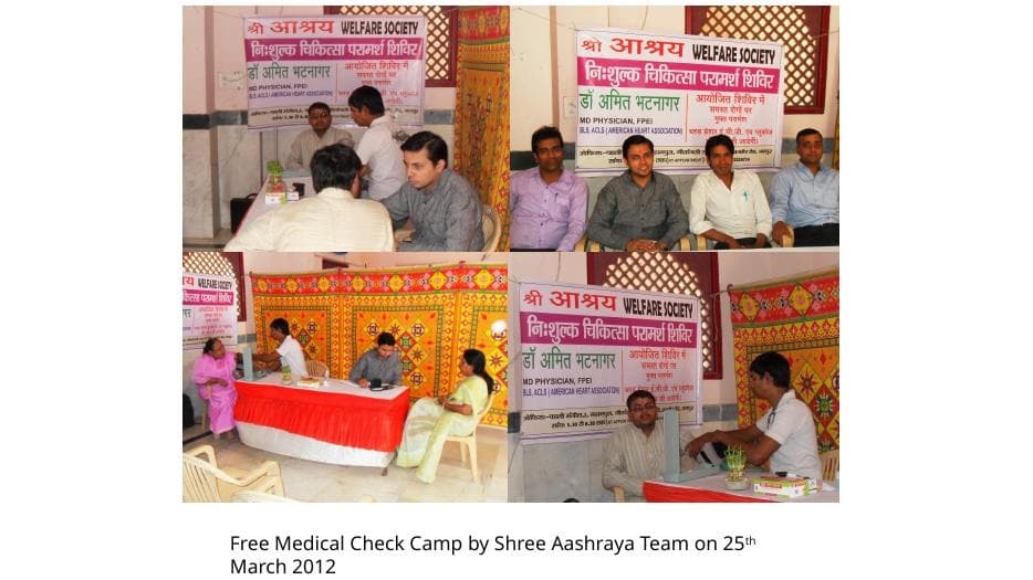 Community Health Check-up Camp
