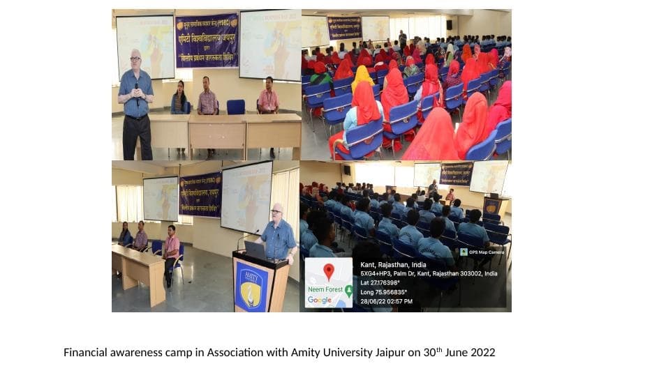 Financial Awareness Camp with Amity University Jaipur