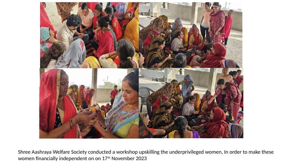 Skill Development Workshop for Women's Financial Independence