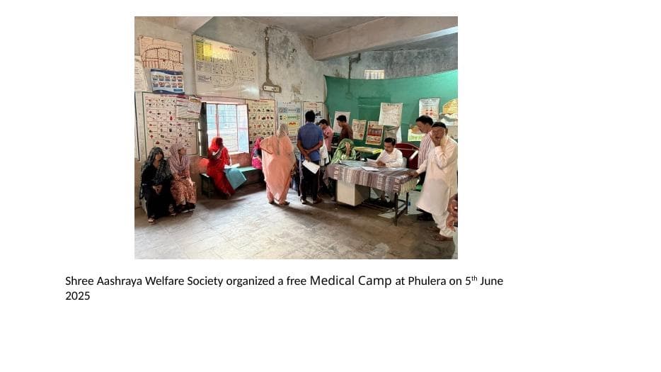 Free Medical Camp at Phulera