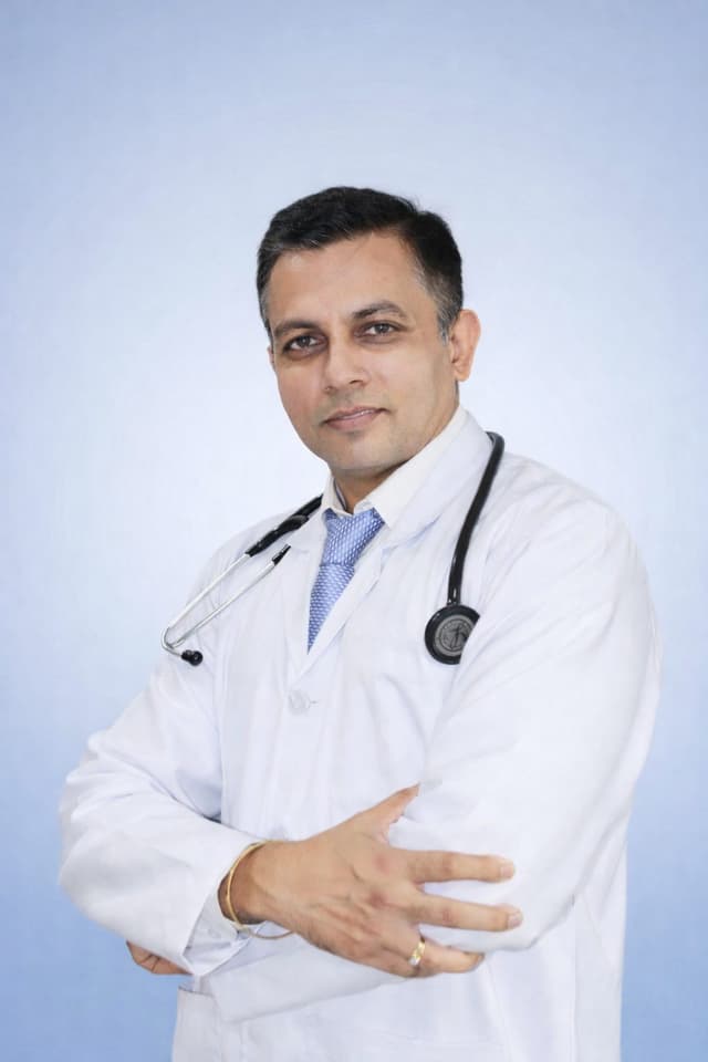 Dr. Amit Bhatnagar, President of Shree Aashraya Welfare Society